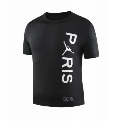 maillot de foot Jordan 2019-2020 d'entraînement PSG noir